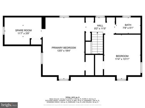 Floorplan - 200 Williamsburg Dr, Silver Spring, MD 20901 photo 2 of 4