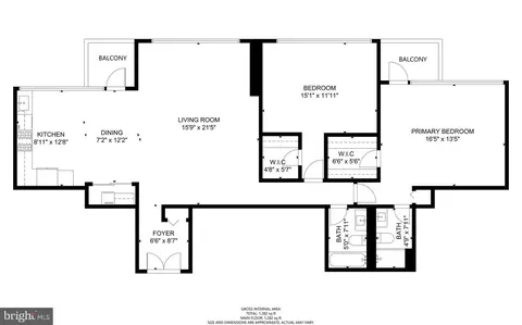 Floorplan - 1220 Blair Mill Rd #505, Silver Spring, MD 20910 photo 1 of 1