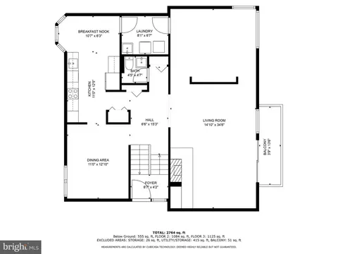 Floorplan - 13120 Two Farm Dr, Silver Spring, MD 20904 photo 3 of 4