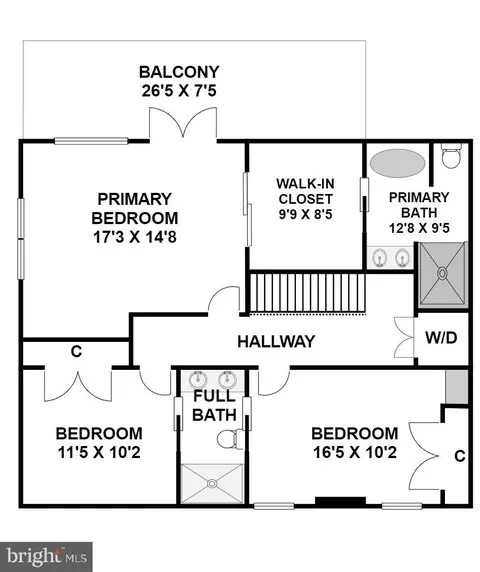 Floorplan - 7508 Piney Branch Rd, Silver Spring, MD 20910 photo 2 of 3