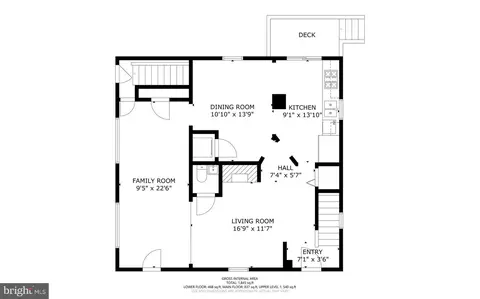 Floorplan - 2517 Weisman Rd, Silver Spring, MD 20902 photo 1 of 3