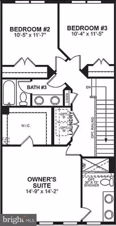 Floorplan - 109 Klee Aly, Silver Spring, MD 20906 photo 3 of 3