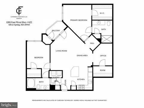 Floorplan - 1201 E West Hwy #422, Silver Spring, MD 20910 photo 1 of 1