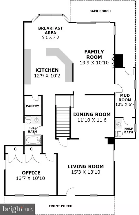 Floorplan - 701 Ritchie Ave, Silver Spring, MD 20910 photo 1 of 3