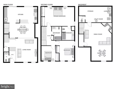 Floorplan - 84 Catoctin Ct, Silver Spring, MD 20906 photo 2 of 4