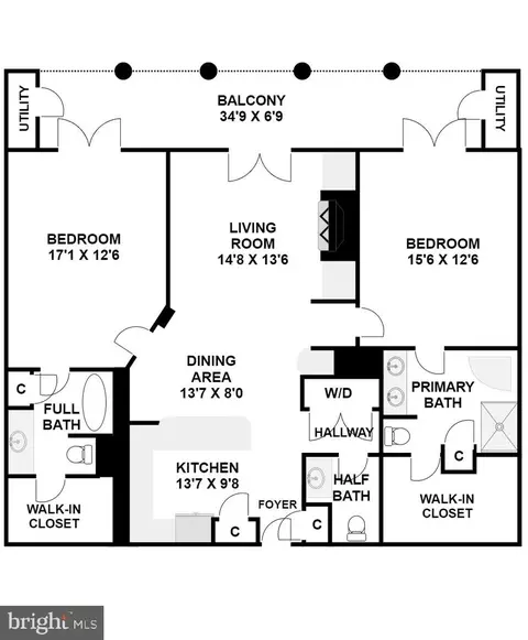 Floorplan - 23 Arch Pl #375, Gaithersburg, MD 20878 photo 1 of 1