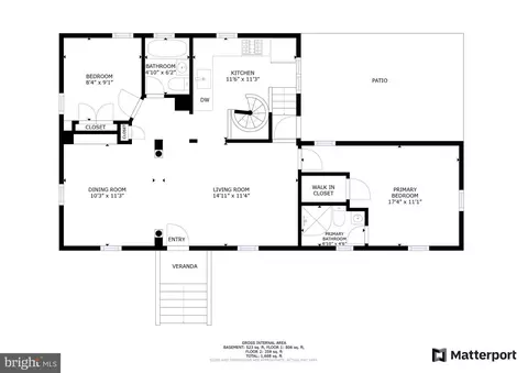Floorplan - 4206 Dahill Rd, Silver Spring, MD 20906 photo 1 of 3