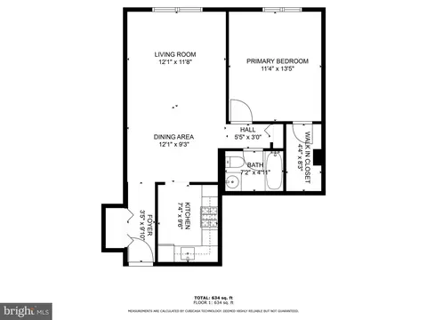 Floorplan - 575 Thayer Ave #206, Silver Spring, MD 20910 photo 1 of 1