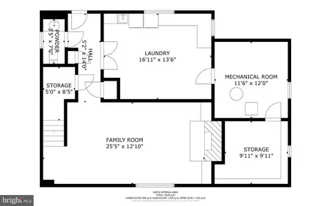 Floorplan - 1203 Highland Dr, Silver Spring, MD 20910 photo 3 of 4
