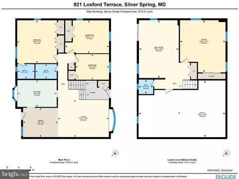 Floorplan - 921 Loxford Ter, Silver Spring, MD 20901 photo 2 of 3