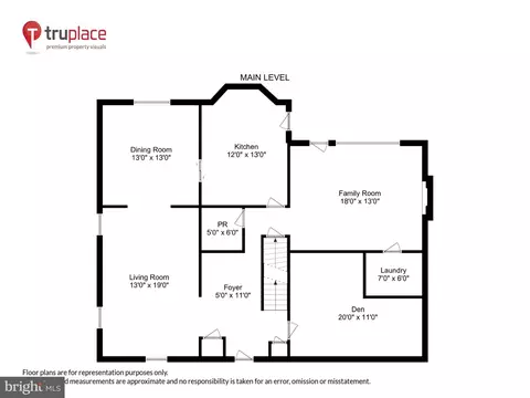 Floorplan - 11229 Fall River Ct, Potomac, MD 20854 photo 1 of 3