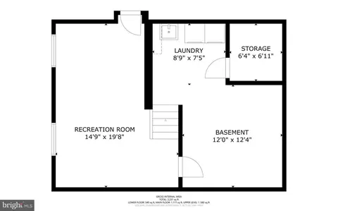Floorplan - 10115 Big Rock Rd, Silver Spring, MD 20901 photo 2 of 4