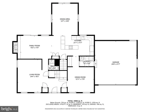 Floorplan - 9 Sunrise Ct, Potomac, MD 20854 photo 1 of 3