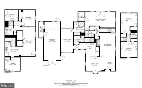 Floorplan - 505 Ellsworth Dr, Silver Spring, MD 20910 photo 1 of 3