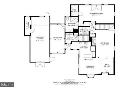Floorplan - 505 Ellsworth Dr, Silver Spring, MD 20910 photo 3 of 3