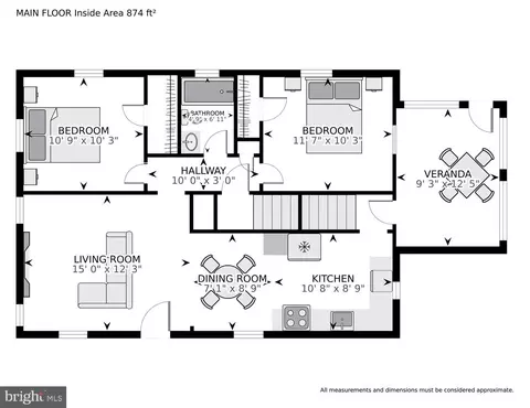 Floorplan - 804 Dryden St, Silver Spring, MD 20901 photo 1 of 3