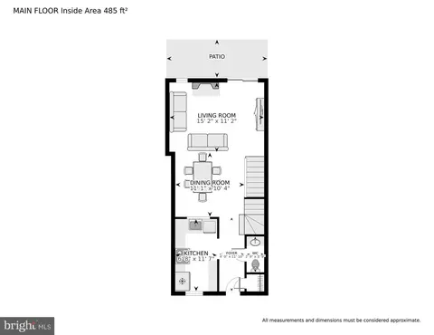 Floorplan - 2046 Derby Ridge Ln #3-9, Silver Spring, MD 20910 photo 1 of 4