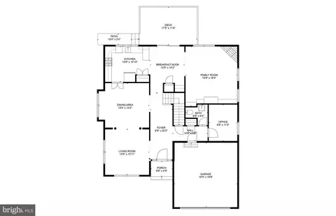 Floorplan - 1843 Middlebridge Dr, Silver Spring, MD 20906 photo 1 of 3