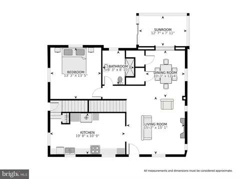Floorplan - 108 Woodridge Ave, Silver Spring, MD 20901 photo 1 of 3
