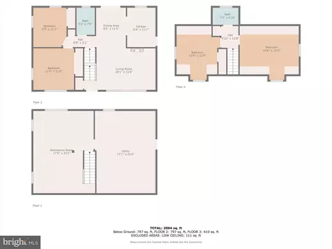 Floorplan - 3611 Janet Rd, Silver Spring, MD 20906 photo 1 of 4