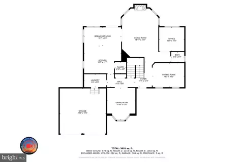 Floorplan - 18210 Wickham Rd, Olney, MD 20832 photo 2 of 5