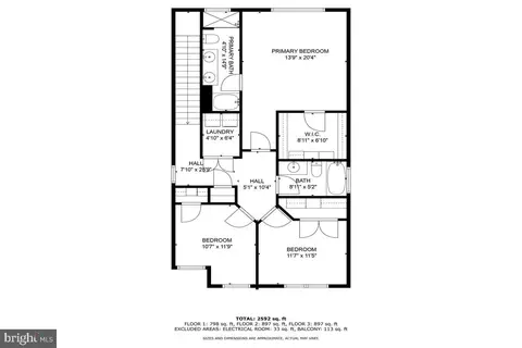 Floorplan - 3505 Landing Way, Silver Spring, MD 20906 photo 2 of 4