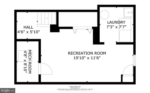 Floorplan - 406 Whitestone Rd, Silver Spring, MD 20901 photo 1 of 4