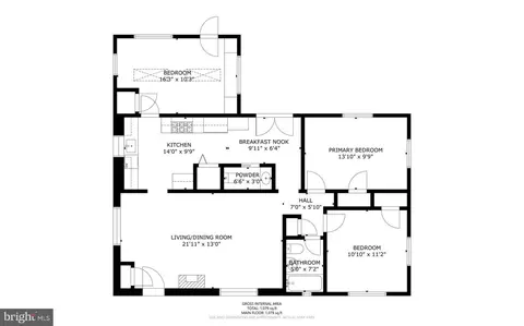 Floorplan - 405 Williamsburg Dr, Silver Spring, MD 20901 photo 1 of 1