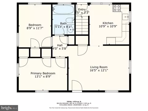 Floorplan - 2814 Parker Ave, Silver Spring, MD 20902 photo 2 of 3