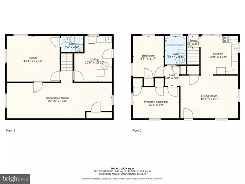 Floorplan - 2814 Parker Ave, Silver Spring, MD 20902 photo 3 of 3