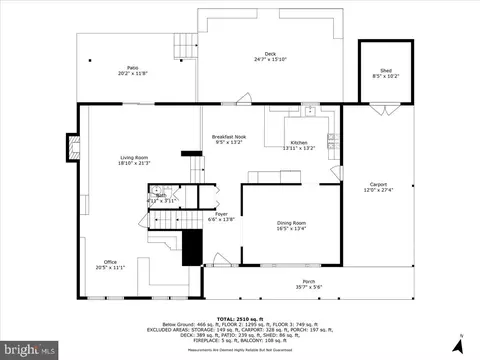 Floorplan - 15320 Aylesbury St, Silver Spring, MD 20905 photo 3 of 4