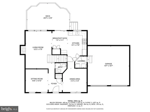 Floorplan - 1318 Wheaton Ln, Silver Spring, MD 20902 photo 2 of 4