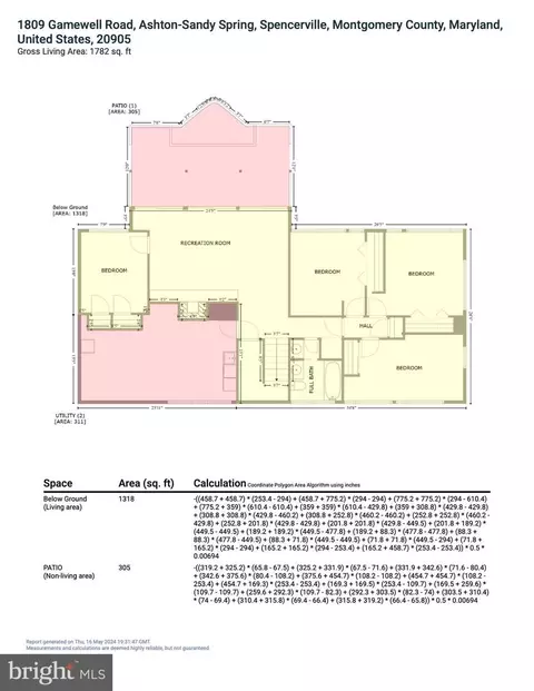 Floorplan - 1809 Gamewell Rd, Silver Spring, MD 20905 photo 4 of 5