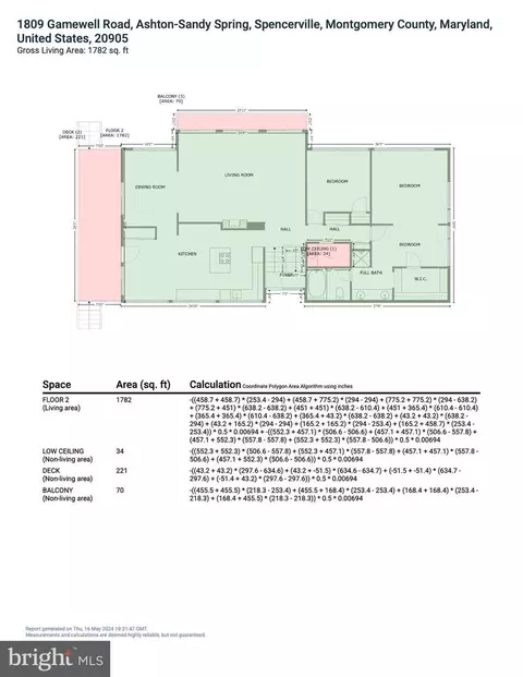 Floorplan - 1809 Gamewell Rd, Silver Spring, MD 20905 photo 5 of 5
