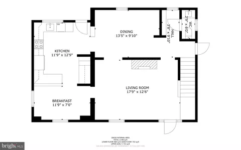 Floorplan - 8208 Cedar St, Silver Spring, MD 20910 photo 2 of 4