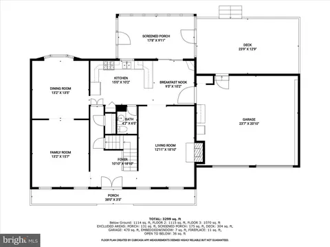 Floorplan - 25 Hidden Valley Ct, Silver Spring, MD 20904 photo 1 of 7
