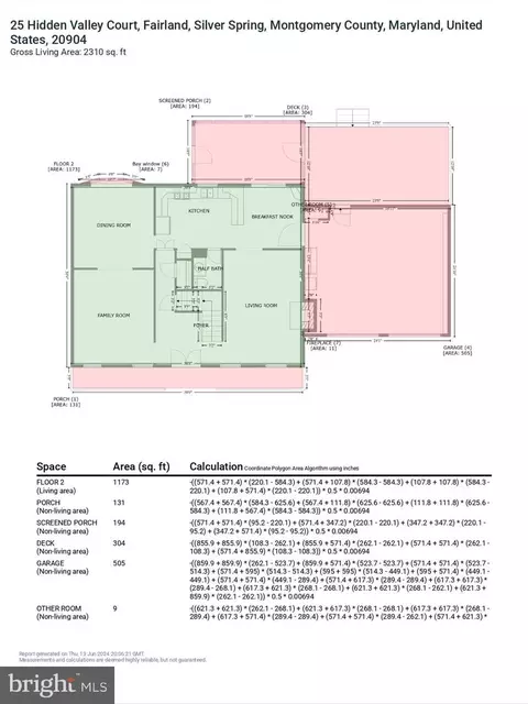 Floorplan - 25 Hidden Valley Ct, Silver Spring, MD 20904 photo 5 of 7