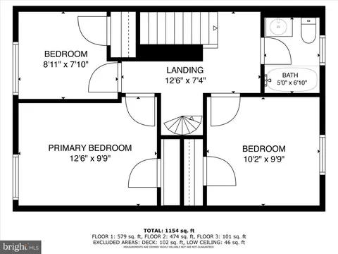 Floorplan - 12117 Centerhill St, Silver Spring, MD 20902 photo 3 of 4