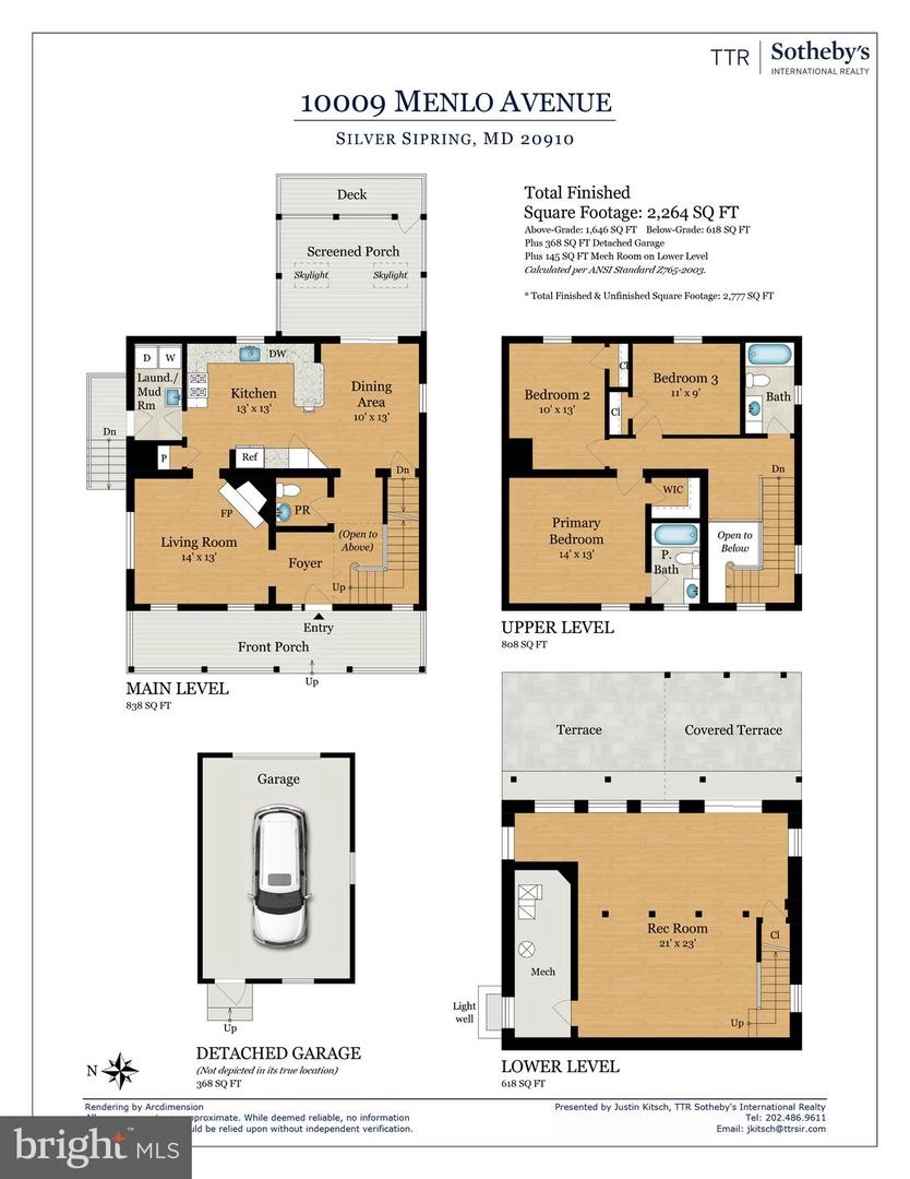 Floorplan - 10009 Menlo Ave, Silver Spring, MD 20910 photo 1 of 2