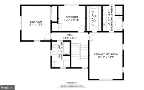 Floorplan - 601 Ellsworth Dr, Silver Spring, MD 20910 photo 2 of 4