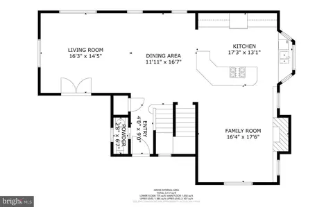 Floorplan - 601 Ellsworth Dr, Silver Spring, MD 20910 photo 1 of 4