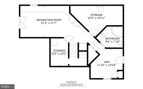 Floorplan - 601 Ellsworth Dr, Silver Spring, MD 20910 photo 3 of 4