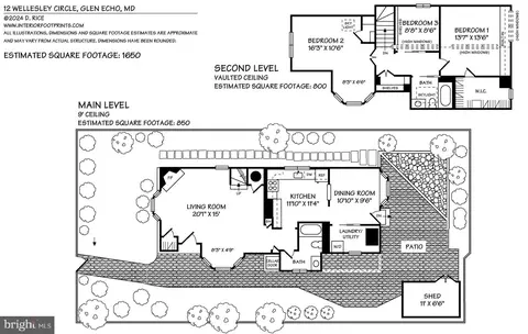 Floorplan - 12 Wellesley Cir, Glen Echo, MD 20812 photo 1 of 1