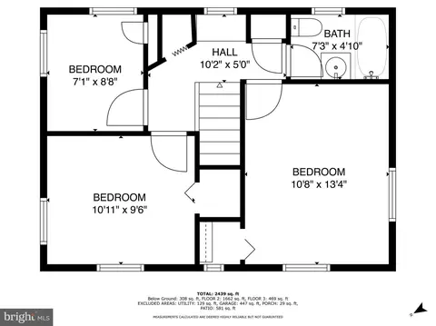 Floorplan - 9613 Brunett Ave, Silver Spring, MD 20901 photo 2 of 3
