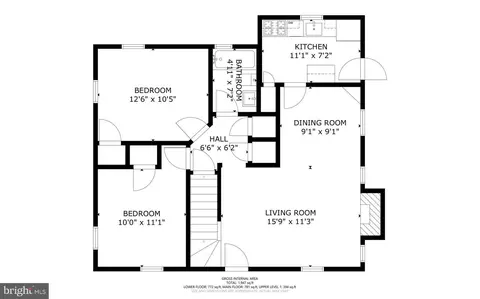 Floorplan - 403 Williamsburg Dr, Silver Spring, MD 20901 photo 2 of 4