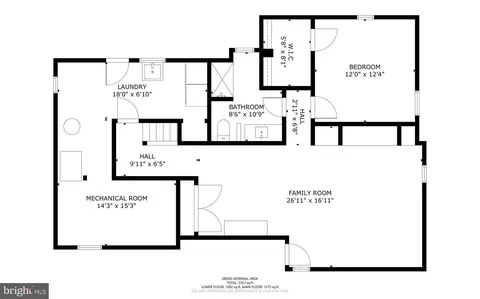 Floorplan - 8917 Whitney St, Silver Spring, MD 20901 photo 2 of 2