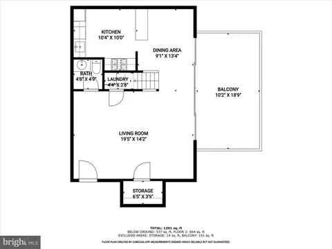 Floorplan - 8614 Manchester Rd #7, Silver Spring, MD 20901 photo 1 of 5