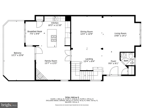 Floorplan - 2111 Wagon Trail Pl, Silver Spring, MD 20906 photo 1 of 3