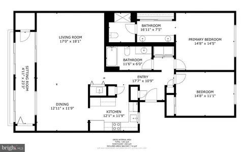 Floorplan - 3500 Forest Edge Dr #15-3C, Silver Spring, MD 20906 photo 1 of 1