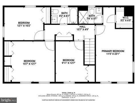 Floorplan - 2053 Kings House Rd, Silver Spring, MD 20905 photo 2 of 3